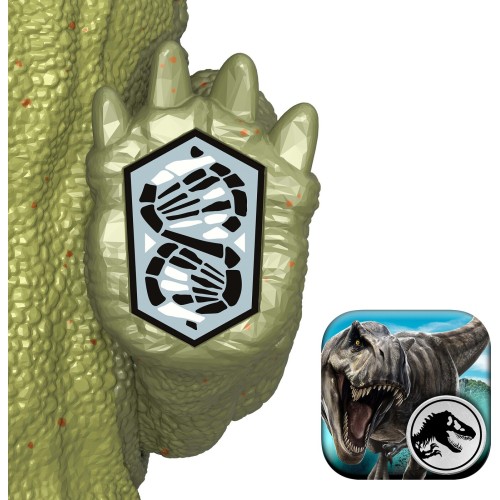 Mattel Jurassic World Strike Attack Kosmoceratops Dinosaur Figure, Single Action & Posable, Digital Play JGB77 / JKL69 194735352