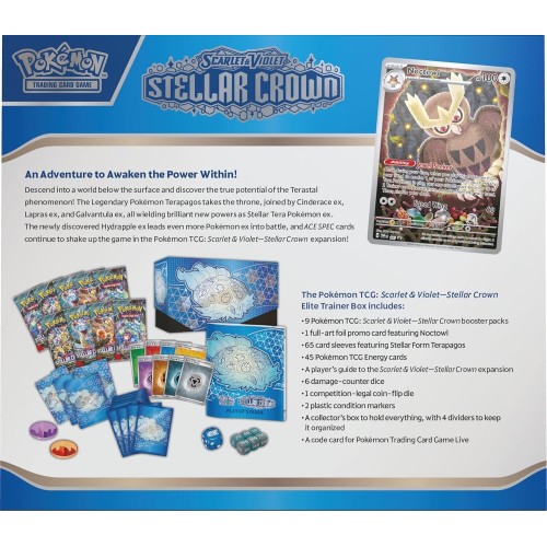 κάισσα Pokemon Tcg: Scarlet And Violet—Stellar Crown Elite Trainer Box POK859229 820650859229