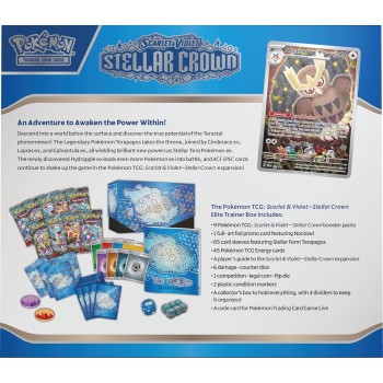 κάισσα Pokemon Tcg: Scarlet And Violet—Stellar Crown Elite Trainer Box POK859229 820650859229
