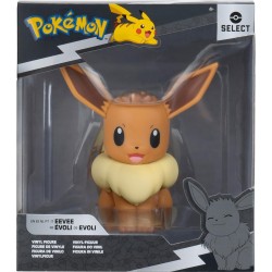 Jazwares φιγούρα βινυλίου pokemon eevee - φιγούρα 4 ιντσών από βινύλιο JW000254-W12 191726773818