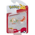 Jazwares pokemon pokemon 5 και 8 εκ. φιγούρα μάχης 2-pack tatsugiri και rowlet - παιχνίδι JW095007-W20 191726755418