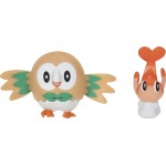 Jazwares pokemon pokemon 5 και 8 εκ. φιγούρα μάχης 2-pack tatsugiri και rowlet - παιχνίδι JW095007-W20 191726755418