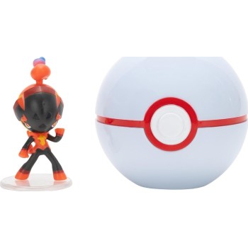 Jazwares pokemon clip ‘n go charcadet and premier  - includes 2-inch battle figure a JW095057-W20 191726757788