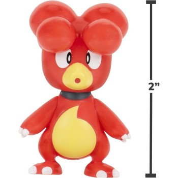 Jazwares Pokemon Pkw3581 Battle Figure Pack Magby and Schiggy Official Detailed Figure, 5 cm Each JW095007-W19 191726709220