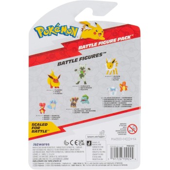 Jazwares Pokemon Battle Figure 2 Pack litleo and Bulbasaur 5 W19 JW095007-W19 191726709244