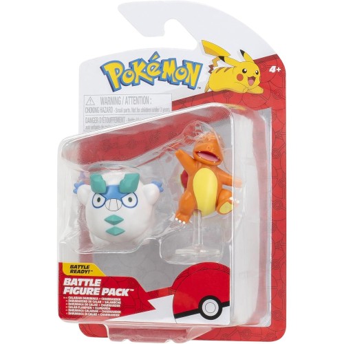 Jazwares Pokemon Battle Figure 2 Pack Galarian Darumaka And Charmander 5 Cm W19 JW095007-W19 191726709237