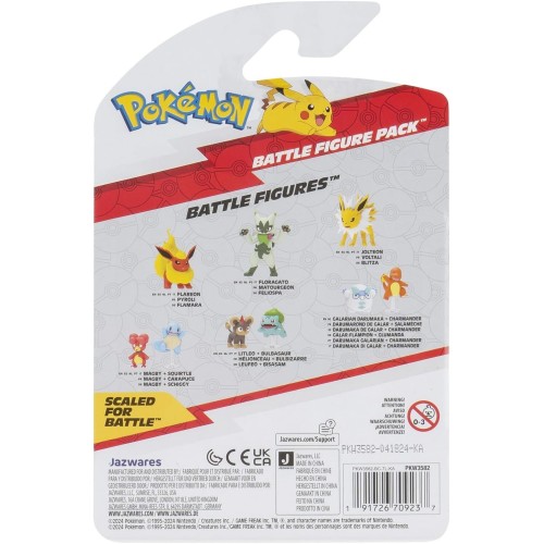 Jazwares Pokemon Battle Figure 2 Pack Galarian Darumaka And Charmander 5 Cm W19 JW095007-W19 191726709237