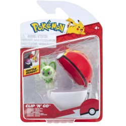 Jazwares Pokemon Clip N Go 2 Fight Figure Sprigatito With Repeat Pokeball  JW095057-W20 191726757818