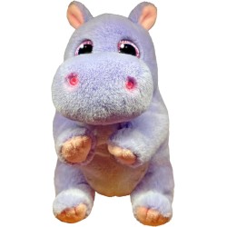 Ty Beanie Boos - Henrietta The Hippo With Big And Glittery Pink Eyes Plush Toy With Big Glitter Eyes - 15Cm 1607-37394 008421373