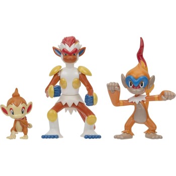 Jazwares Pokemon Select Evolution Multipack Chimchar, Monferno, Infernape, Figures JW004223 191726760665