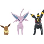 Jazwares Pokemon Select Evolution Multipack Eevee 2, Umbreon, Espeon, Figures JW004222 191726760658