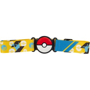 Jazwares Pokemon Pkw4171 - Pikachu Clip 'N Go Bandolier Set - Pikachu Battle Figure, Poke Ball, Turbo Ball, Strap and Bandolier,