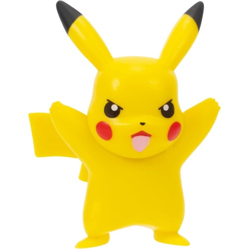 Jazwares Pokemon Pkw4171 - Pikachu Clip 'N Go Bandolier Set - Pikachu Battle Figure, Poke Ball, Turbo Ball, Strap and Bandolier,
