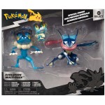 Jazwares Pokemon Select Evolution Pack - Περιλαμβάνει Φιγούρες Μάχης 2" Froakie, 3" Frogadier Και 4,5" Greninja Battle JW003687 