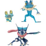 Jazwares Pokemon Select Evolution Pack - Περιλαμβάνει Φιγούρες Μάχης 2" Froakie, 3" Frogadier Και 4,5" Greninja Battle JW003687 