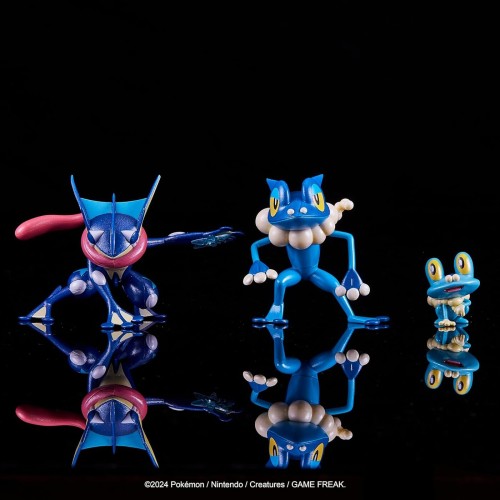 Jazwares Pokemon Select Evolution Pack - Περιλαμβάνει Φιγούρες Μάχης 2" Froakie, 3" Frogadier Και 4,5" Greninja Battle JW003687 