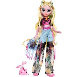 Mattel Monster High Lagoona Blue Fashion Doll With Pet Neptuna and Accessories HXH75 194735230518