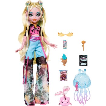 Mattel Monster High Lagoona Blue Fashion Doll With Pet Neptuna and Accessories HXH75 194735230518