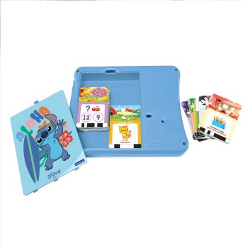 Lexibook Disney Stitch Διαδραστικός Δίγλωσσος Αναγνώστης Καρτών – Stitch 4+ Ετών Μικρός Αναγνώστης Καρτών Με Θέμα Stitch, Που “Δ