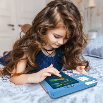 Lexibook Disney Stitch Interactive Bilingual Card Reader - Stitch 4+ Years Little Stitch-themed Card Reader, Which reads Cards i