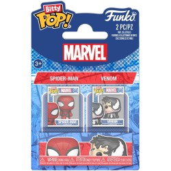 Spiderman Funko Bitty Pop! 2-Pack Marvel: Spider-Man - Spider-Man & Venom Vinyl Figures 88939 889698889391