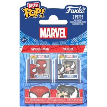 Spiderman Funko Bitty Pop! 2-Pack Marvel: Spider-Man - Spider-Man & Venom Vinyl Figures 88939 889698889391