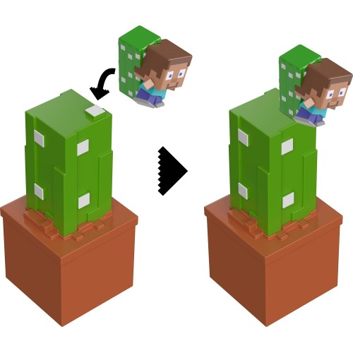 mattel minecraft mini φιγούρες εξορυξης mc prickly steve HTK99 / JKF67 194735348534