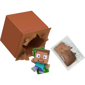 Mattel Minecraft Mini Mode Bloom Blocks Action Figure With Sand Compound (characters May Vary) HTK99 / JKF67 194735348534