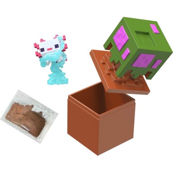 Mattel Minecraft Mini Mode Bloom Blocks Action Figure With Sand Compound (characters May Vary) HTK99 / JKF68 194735348541