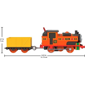 Mattel τομας το τρένακι - μηχανοκινητα τρένα με βαγονι thomas and friends classic nia mot HFX96 / JGF97 194735312931