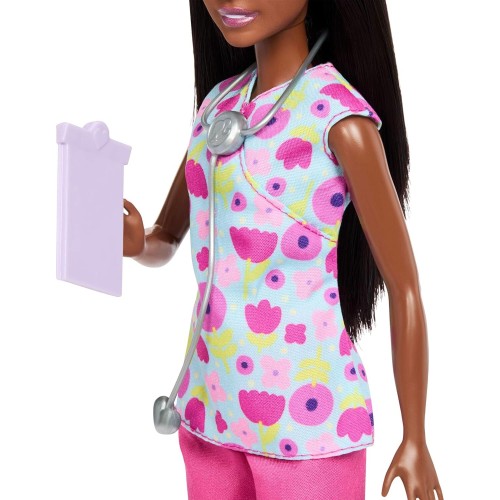 Mattel Barbie Σετ Επαγγελματα Με Παιδακια 6 Σχεδια Careers Baby Doctor Doll JCR71 / JMK13 194735378692