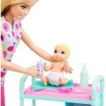 Mattel Barbie Σετ Επαγγελματα Με Παιδακια 6 Σχεδια Careers Baby Doctor Doll JCR71 / JMK12 194735378746