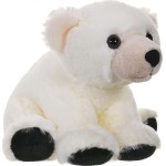 wild republic  polar bear baby plush, cuddlekins cuddly soft toys, kids gif 10845 092389108453