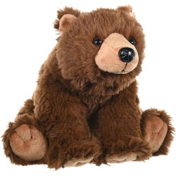 Wild Republic republic brown bear plush soft toy, cuddlekins cuddly toys, gifts for kids  10924 092389109245
