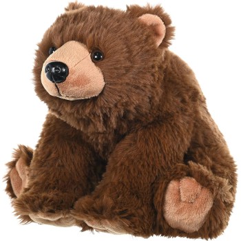 Wild Republic republic brown bear plush soft toy, cuddlekins cuddly toys, gifts for kids  10924 092389109245