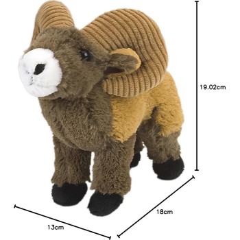 Wild Republic Republic Bighorn Πρόβατο, Μαλακά Παιχνίδια Αγκαλιάς, Παιδικά Δώρα, 20 Cm 11470 092389114706
