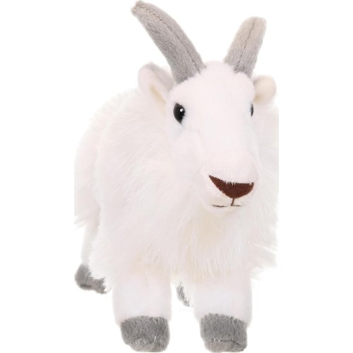 Wild Republic republic mountain goat plush, cuddlekins mini, stuffed animal, plush toy, g 11473 092389114737