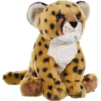 Wild Republic republic cheetah cub plush, stuffed animal, plush toy, gifts for kids, cudd 19343 092389193435