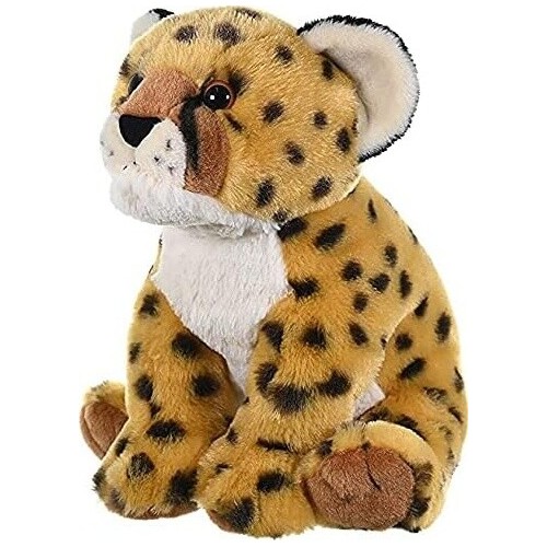Wild Republic republic cheetah cub plush, stuffed animal, plush toy, gifts for kids, cudd 19343 092389193435