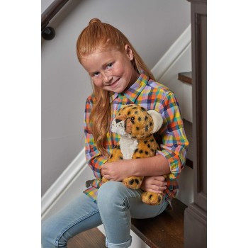 Wild Republic republic cheetah cub plush, stuffed animal, plush toy, gifts for kids, cudd 19343 092389193435