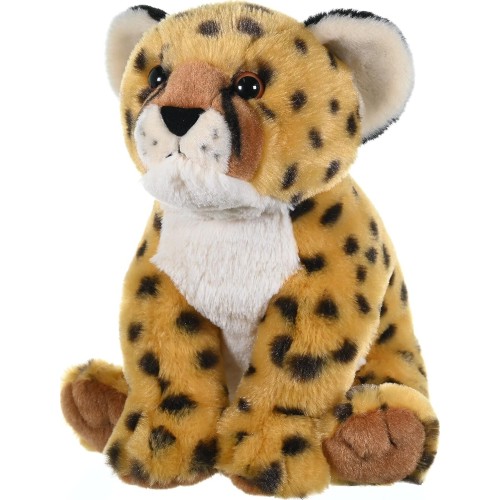 Wild Republic republic cheetah cub plush, stuffed animal, plush toy, gifts for kids, cudd 19343 092389193435