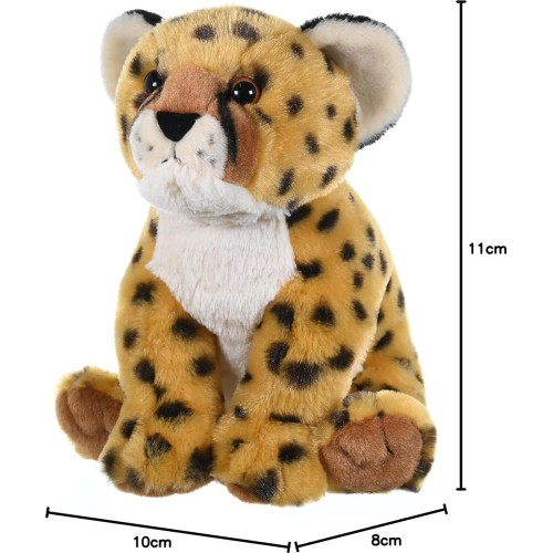 Wild Republic republic cheetah cub plush, stuffed animal, plush toy, gifts for kids, cudd 19343 092389193435