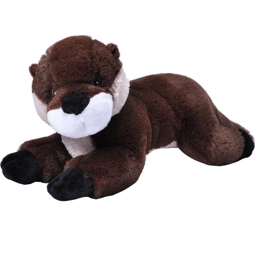 wild republic ecokins river otter stuffed  12 inch, eco friendly gifts for  24720 092389247206