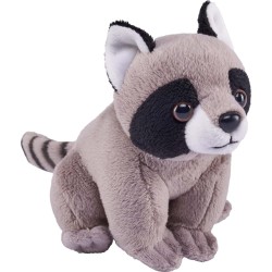 Wild Republic republic pocketkins eco raccoon, stuffed animal, 5 inches, plush toy, made  27755 092389277555