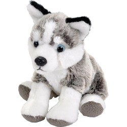 Wild Republic republic pocketkins eco husky, λούτρινο ζωάκι, 5 ιντσών, βελούδινο παιχνίδι, φτιαγμένο από 27807 092389278071