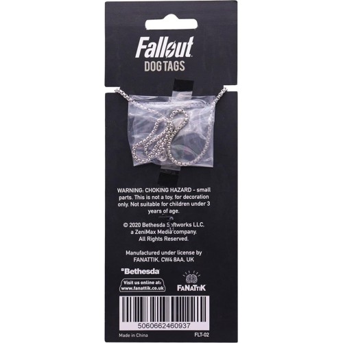 Fallout Vault-tec Metal Dog Tags B-FLT002 | Toys-shop.gr