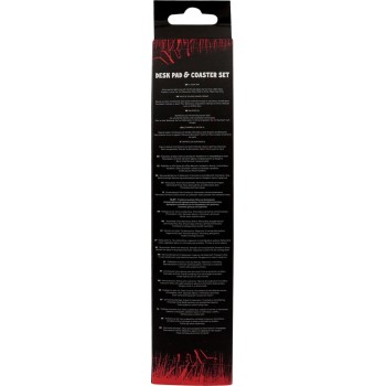 Fanattik Stranger Things Hellfire Club Desk Pad And Coaster Set NFX-ST09 5060948293693