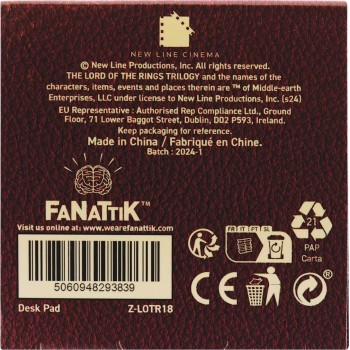 Fanattik The Lord Of The Rings Desk Pad & Coaster Set Z-LOTR18 5060948293839