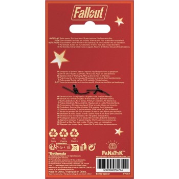 Fanattik fallout nuka-cola bottle opener with magnetic reverse - video  merchandise B-FLT71 5060948294744