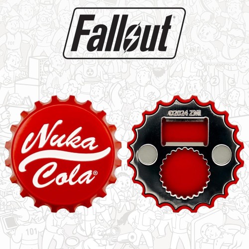 Fanattik fallout nuka-cola bottle opener with magnetic reverse - video  merchandise B-FLT71 5060948294744